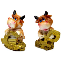 Статуэтка Бык 4х3х6см 4 вида BY847