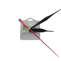 Часовой механизм со штоком 16мм со встроенной петлей с черными стрелками