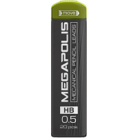 Стержни д/автомат. карандаша 0,5мм Ain Stein HB Megapolis Concept (20шт) 20345