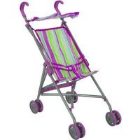 Коляска для куклы 52х33х56см розовая сидячая с козырьком "Buggy Boom Mixy" металл 8003-M2013/СТ