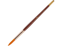 Кисть синтетика круглая №12 (7 мм) короткая ручка 2066782