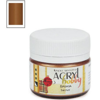 Краска акриловая 20мл "Акрил-Хобби" бронза 0303132