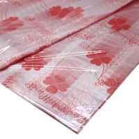 Бумага упаковочная 70см х 1м с узорами, прозрачная, 6 видов Y8952-19