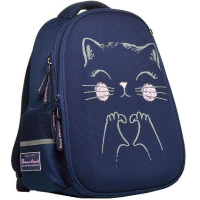 Рюкзак "Это любовь" 30х38х20см, 1000гр, 2 отделение, 2 кармана, синий 12-001-071/02