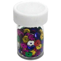 Пайетки 6мм 30мл, цвет ассорти Y2342-15