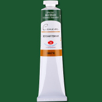 Краска масляная 46мл зеленая темная туба Сонет 2604710