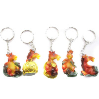 Брелок керам. Лошадь с деньгами 4 вида Y082-13