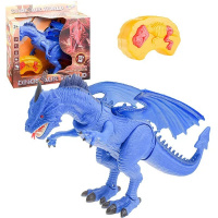 Динозавр р/у 45х25см пластик (свет, звук, движение) NY021-B