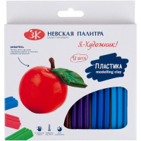 Пластика 12 цветов 240гр. "Я - Художник!" 222411510