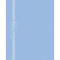 Тетрадь А5 48л клетка "NEWtone Pastel Soft-touch. Голубая дымка" 80гр/м2 на скобе ламинация 091765