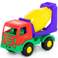 Бетоновоз "Мираж" в сетке, пластик 28,5x14,5x20,5см 9059