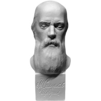Бюст Салтыкова-Щедрина 9,5х10,5х20см 10-195