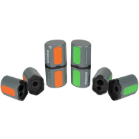 Точилка 3 отв. "Easysharp" с 2-мя контейнерами, пластик, 2 вида 35-0049