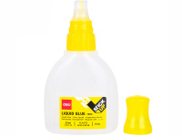 Клей 50мл канцелярский, аппликатор-кисточка, прозрачный Е7304