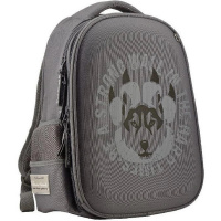 Рюкзак "Волк" 30х38х20см, 1000гр, 2 отделения, 2 кармана, серый 12-001-131/05