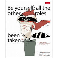 Тетрадь А5 48л клетка "СуперЕнот" на скобе 5 дизайнов 48Т5В1/070816