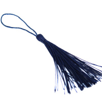 Кисточка для закладки 9см темно-синяя Y7441-18