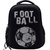 Рюкзак "Футбол" 30х38х20см, 1000гр, 2 отделения, 2 кармана, черный 12-001/31