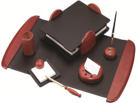 Набор настольный 7 предметов, красное дерево RS7MJ-1A