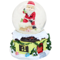 Статуэтка-шар "Дед Мороз,Снеговик" 4,5см 4 цвета Y8170-19