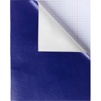 Тетрадь А5 96л клетка синий бумвинил на скобе 96Т5бвВ1/047610