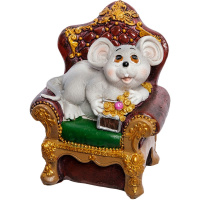 Копилка Мышка в кресле 14,5*7,5см 2 вида Y8279-19