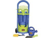 Набор Садовод (тележка, грабли, лопатка, тяпка, ножницы, 2 ведерка, совок и лейка) 1097725/BB77-45