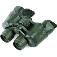 Бинокль 19х16см, кратность 5х50мм, зеленый прорезиненный Y7549-18