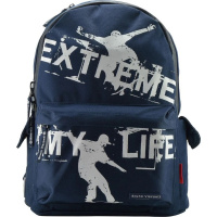 Рюкзак "Экстрим. Скейт" 40х30х17см, 600гр, 1 отделение, 3 кармана, синий 12-003-068/02