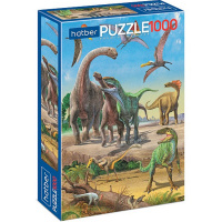 Пазлы 1000 эл. "Premium. Эра динозавров" 48х68см 1000ПЗ2_18432/071117