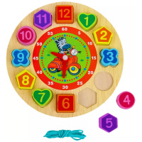 Игрушка логическая "Часы" 18см 4 вида Y6174-17 Игрушка логическая "Часы" 18см 4 вида Y6174-17