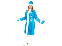Карн.костюм Снегурочка р.42-44 (шапка, варежки, шуба) Y2338-15