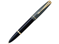 Ручка РП "Parker Cobalt Black ST" F синяя 411.431.21