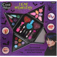Косметика для девочек "Wednesday" (тени, блеск, помада 2шт, лак, 2 аппликатора) 10393C2-W-TTG