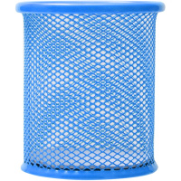 Подставка д/канц.принадлежностей d-9х10см сетчатая металлическая, сиреневая Е9153