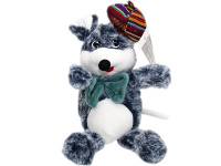 Мышь в шапке с бантом 16см Y8802-19