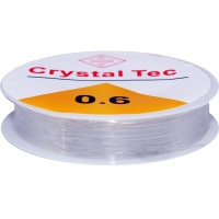 Эластомерная нить 0,6ммх8м, прозрачная XC2392