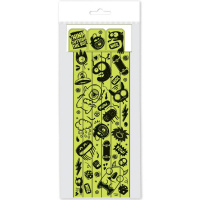 Набор закладок самоклеящихся 6 шт/уп "Монстры" 1,2х37,6см салатовые 2921-123.Р4/6