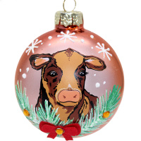 Шар 85мм "Бычок Милок" в подарочной упаковке КУ-85-202001