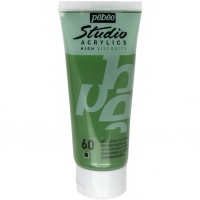 Краска акриловая 100мл зеленый хром "Studio Acrylics" 831-060