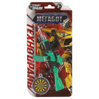 Трансформер "Робот-Оружие" 20х8х3см с мишенью, пластик ZY1172304-R