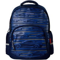 Рюкзак "Спорткар" 40х30х19см, 800гр, 2 отделения, 3 кармана, синий 12-002-127/02
