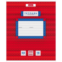 Тетрадь А5 18л линия "Конструктор" на скобе 5 дизайнов 18Т5В2/067617