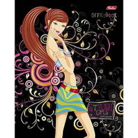 Тетрадь на кольцах А5 240л клетка "Stylish Girls" фольга 240ТК5фВ1_06544/013574