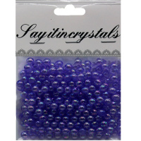 Набор бусин 6мм 13х10см фиолетовый Y9021-19