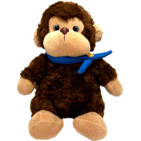 Обезьянка с шарфом 35см XM24719