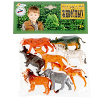 Набор "Дикие животные" 8см 8шт. в блистере HB335-8