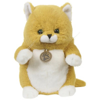 Толстый кот 20см персиковый AT365263