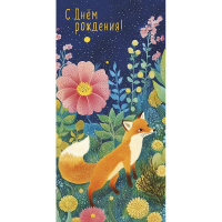 Конверт для денег "С Днем Рождения" 167х83мм 0321.163