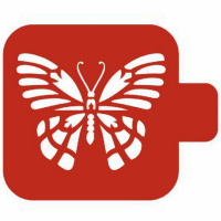 Трафарет пластиковый 9х9см с ручкой М9Фн-16 Трафарет пластиковый 9х9см с ручкой М9Фн-16